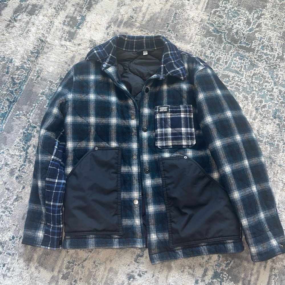 Burberry Flannel jacket/shirt Size small